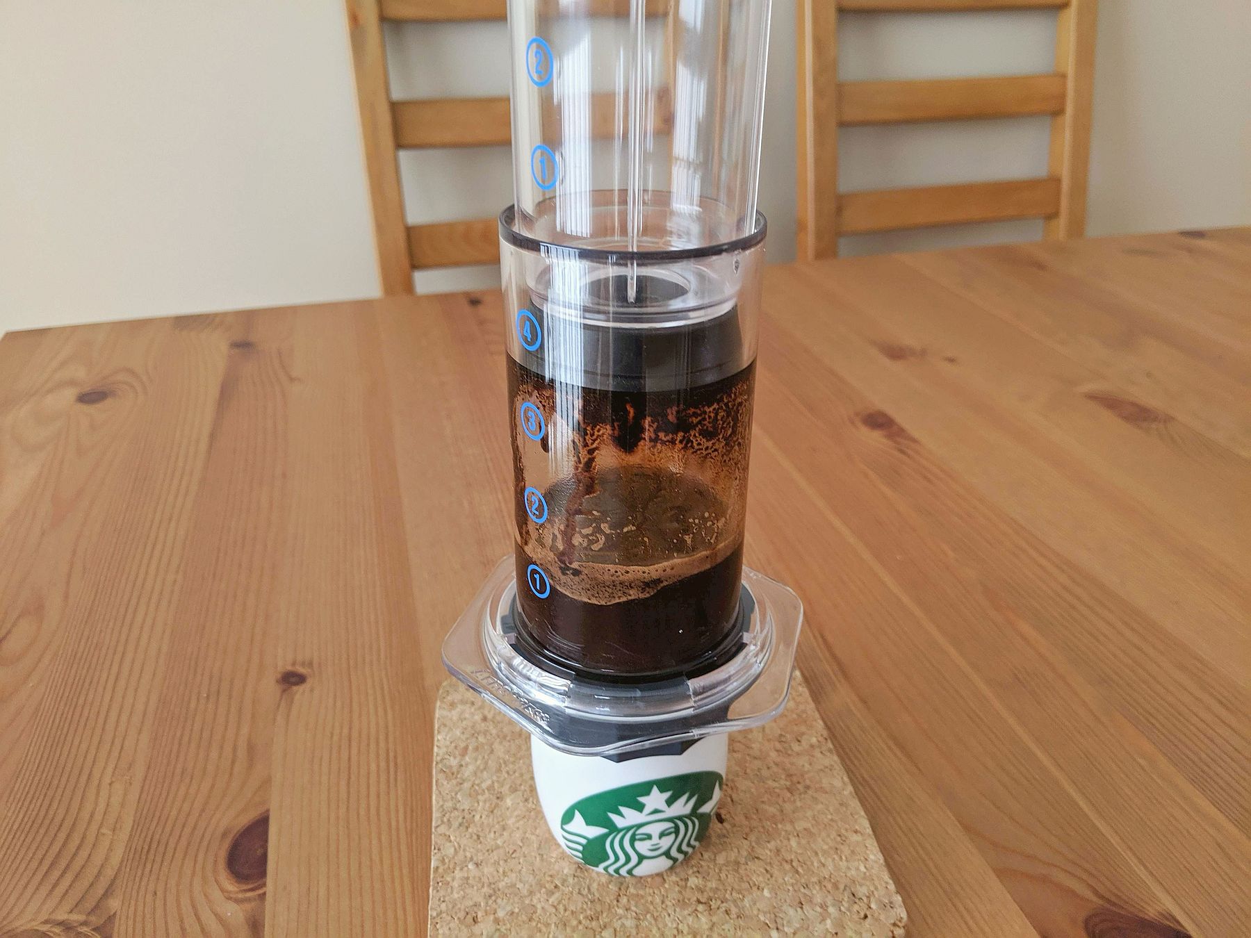 Brewing Inverted AeroPress