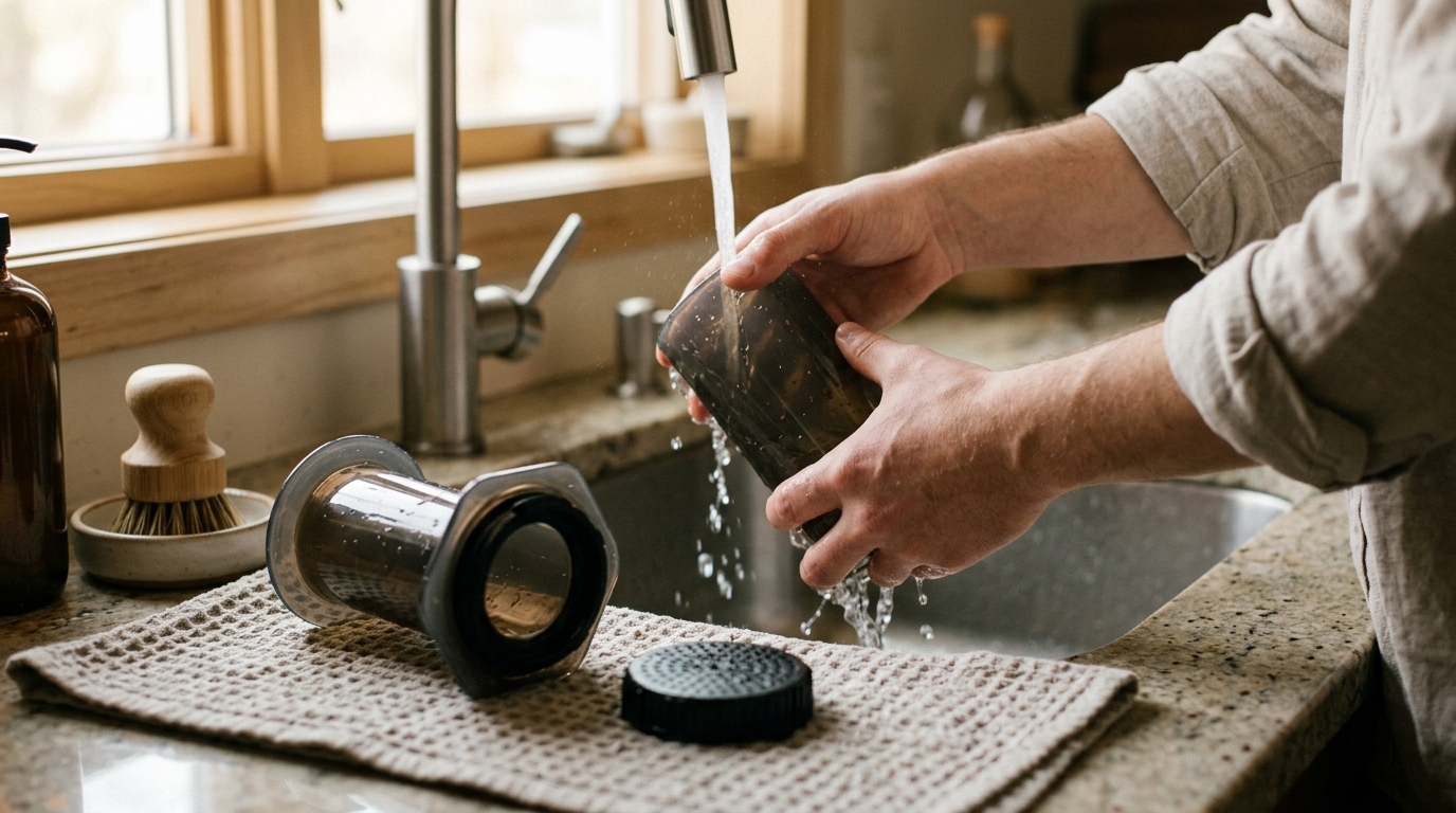 Featured image for How to Clean an AeroPress
